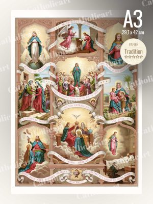 Catéchisme en Images #54 – Je vous salue Marie : Salutation Angélique – AVE MARIA (A3)