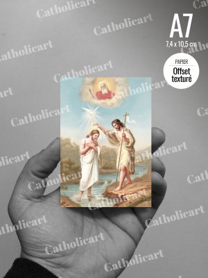 Carte Souvenir de Baptême (74x105mm Recto/Verso)