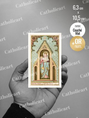 Carte de prière : Notre Dame de Toutes Aides (63x105mm Recto/Verso)