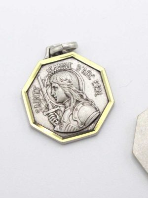 Médaille Sainte Jeanne D’Arc PPN 27mm