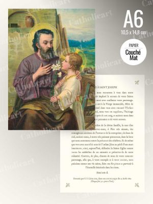 Carte Saint Joseph et l’Enfant Jésus