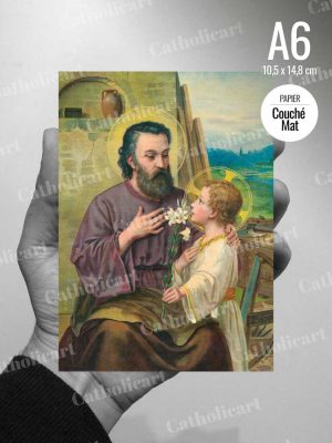 Carte Saint Joseph et l’Enfant Jésus