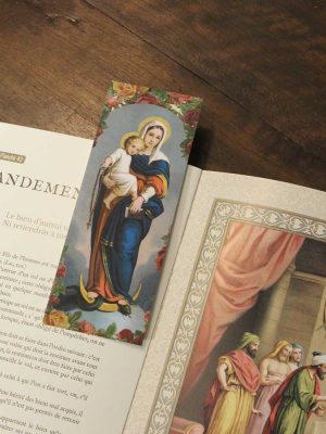 Les XV Mystères du Saint Rosaire – Carte Mémo / Marque-page