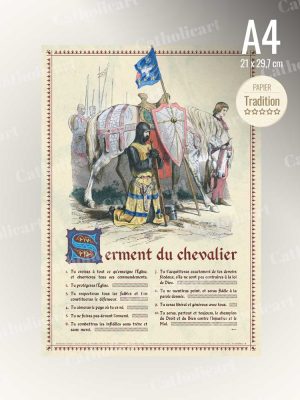 Serment du Chevalier (A4)