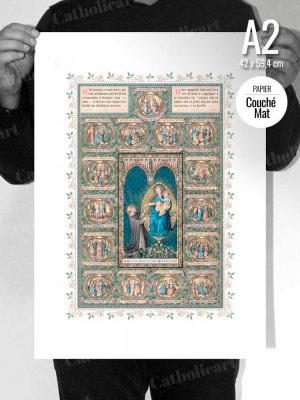Saint Rosaire et ses XV miniatures (A2)