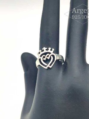 Bague Sacré Coeur et Coeur Immaculé – Argent 925
